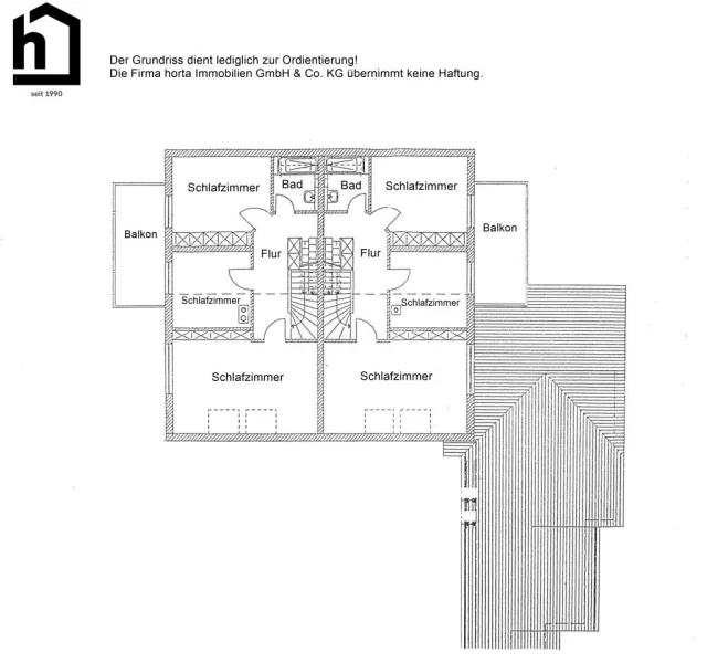 Grundriss 1. Dachgeschoss