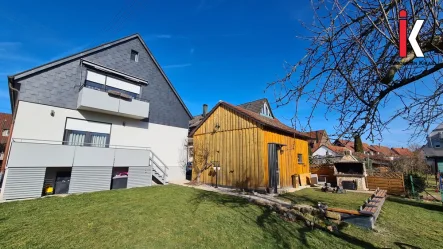  - Haus kaufen in Schönaich - Hauskauf mit günstiger 1% Finanzierung!Saniertes Zweifamilienhaus in Schönaich