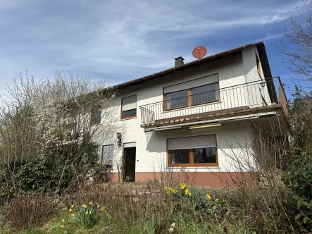 Außenansicht - Haus kaufen in Weitersweiler - Ein- bis Zweifamilienhaus mit Garten