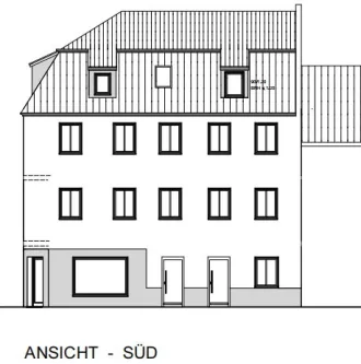 Ansicht nach Fertigstellung - Haus kaufen in Landau in der Pfalz - Mehrfamilienhaus in Landau Stadtmitte