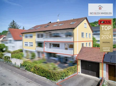 Wohnungs-/Garagenansicht  - Wohnung kaufen in Reichenbach Fils - Großzügige 3-Zi. ETW + Garage + Stellpl. + Südbalkon in ruhiger, zentrumsnaher Lage