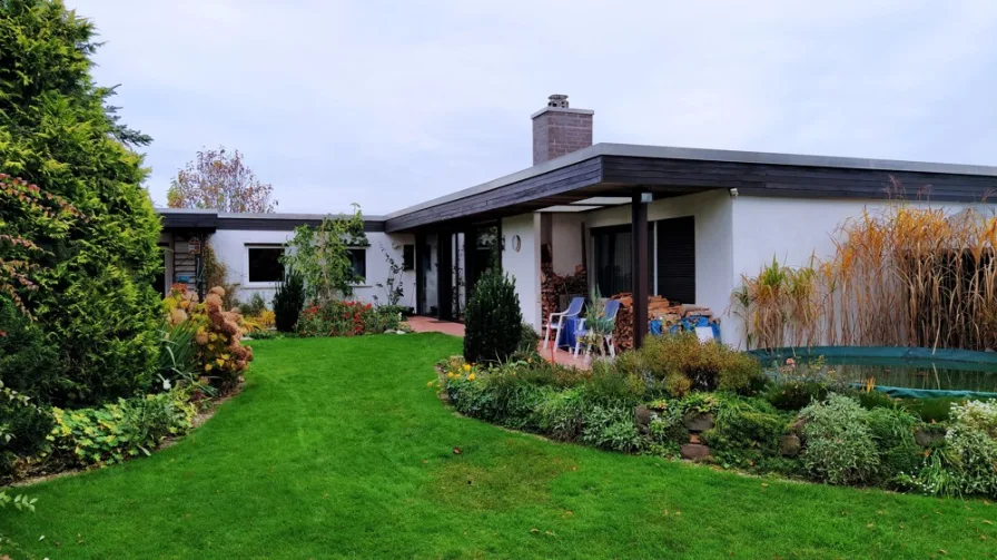 Garten - Haus kaufen in Kleinostheim - Genießen Sie Ihren Lebensstandard - Bungalow auf großem Grundstück