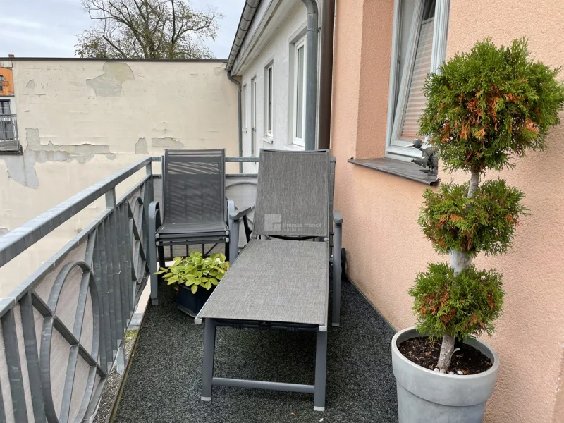 Schöner Balkon Platz