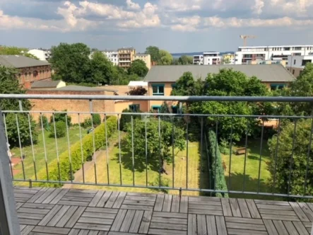 Die Aussicht vom Balkon - Wohnung mieten in Schwerin - Ihr modernisiertes Zuhause mit Ausblick am Schweriner See