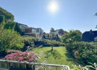 Blick von der Terrasse im Hochparterre (HP WE 1)