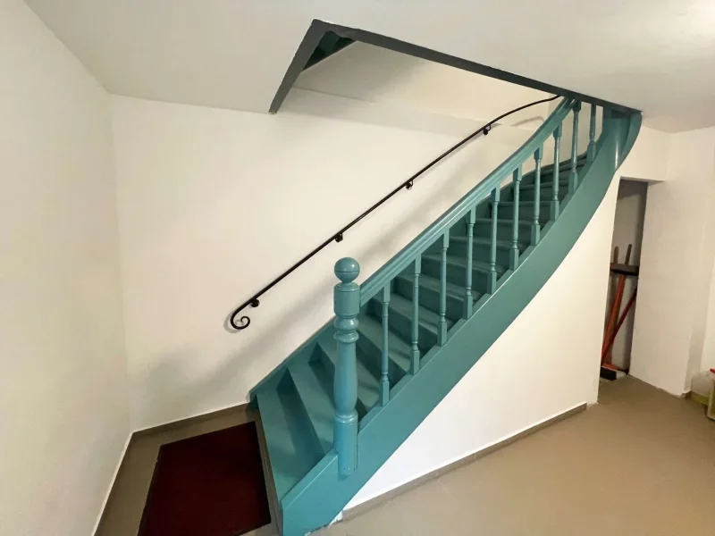 Die Treppe aus dem Ursprungsbaujahr