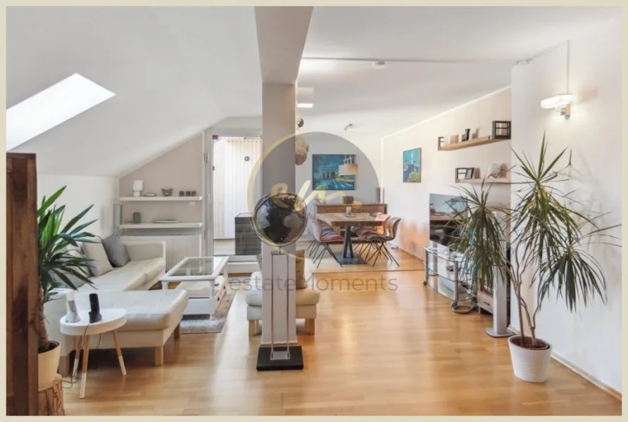 Wohnen - Wohnung kaufen in Berlin - Dachgeschosswohnung mit gemütlicher Raumatmosphäre und Terrasse