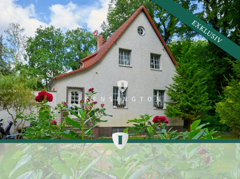 Hausansicht - Haus kaufen in Schönwalde-Glien - Ihr neues Zuhause wartet: Einfamilienhaus mit Potenzial auf einem sonnigen Grundstück!
