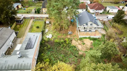 Vogelperspektive - Grundstück kaufen in Luckenwalde - Geräumiges Grundstück in Luckenwalde für Ihr Zuhause in familiärer Nachbarschaft