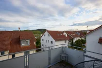 Ausblick vom Balkon 