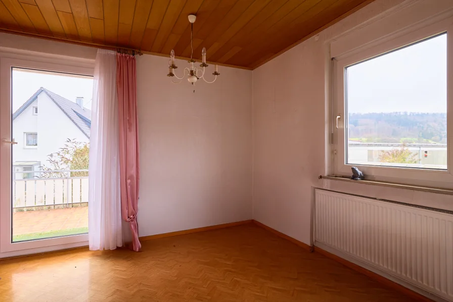 Esszimmer und Aussicht EG 