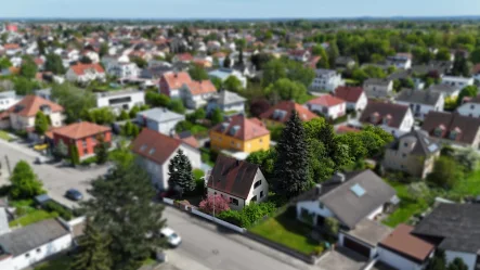 Luftbild - Grundstück kaufen in Ingolstadt - Ingolstadts Südwesten: Großes Baugrundstück mit Potenzial