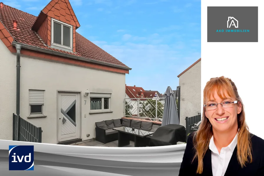 Außenansicht - Haus kaufen in Mommenheim - Fast wie ein eigenes Haus * Extra-Raum unter dem Dach * Keine Käuferprovision