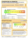 Verbrauchsblatt Energieausweis