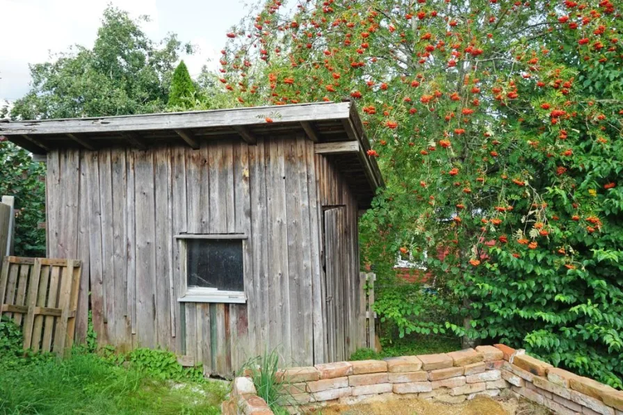 Gerätehütte oder Michls Schnitzhütte