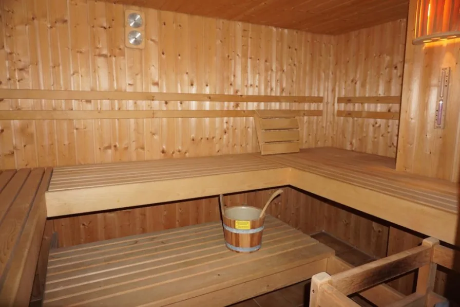 Sauna im Keller