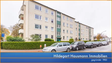 Hausansicht - Wohnung mieten in Norderstedt - Großzügiges Wohnen in Norderstedt-Harksheide Süd!