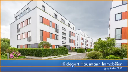 Hausansicht - Wohnung mieten in Hamburg - Modernes Wohnjuwel mit fantastischem Schnitt in Hamburg-Marienthal