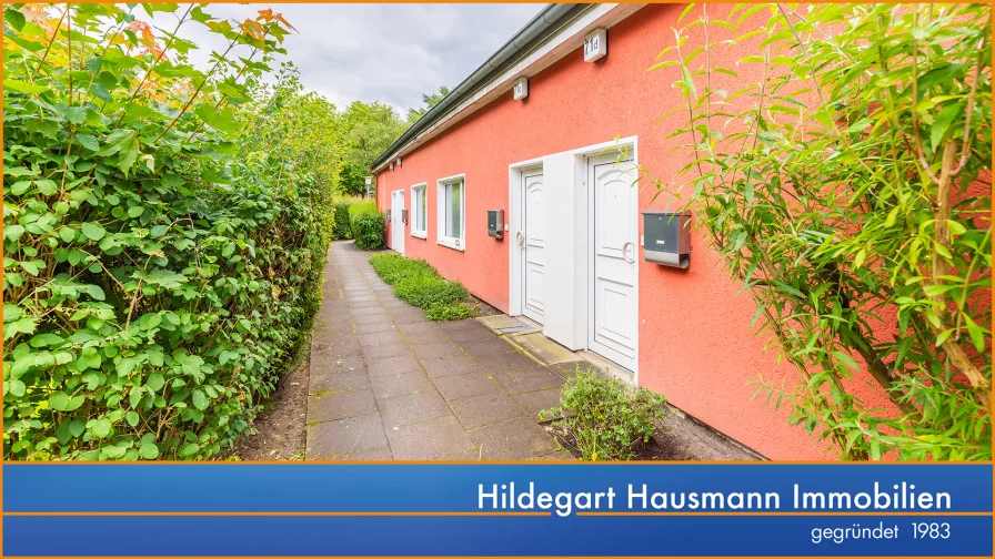 Hausansicht - Wohnung mieten in Hamburg - Neu renoviert, möblierte 1-Zimmer-Wohnung in Hamburg-Bramfeld