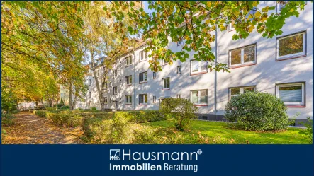 Hausansicht - Wohnung kaufen in Hamburg - Schöne Wohnung mit Terrasse und Garten in Hamburg-Barmbek Nord!