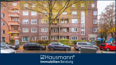 Hausansicht - Wohnung kaufen in Hamburg - Beliebte Lage in Hamburg-Barmbek Nord!