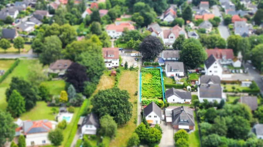 Luftbild 1 - Grundstück kaufen in Bremen - Nachverkauf: Baugrundstück Nahe der Weser in Bremen