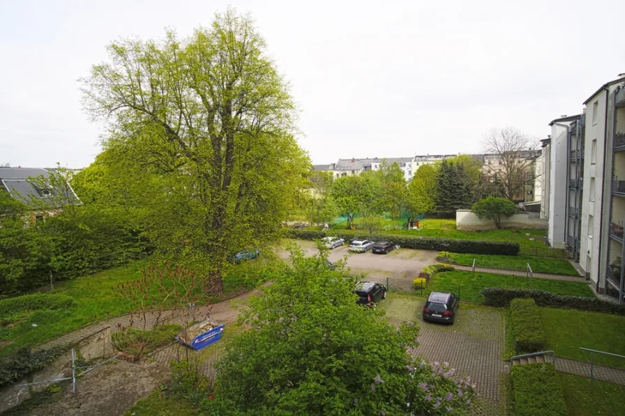 Ausblick Balkon Küche