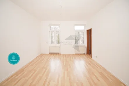 Wohnung mit 360° Rundgang - Wohnung mieten in Chemnitz - Romantische 3-Raum-Wohnung in zentraler Lage