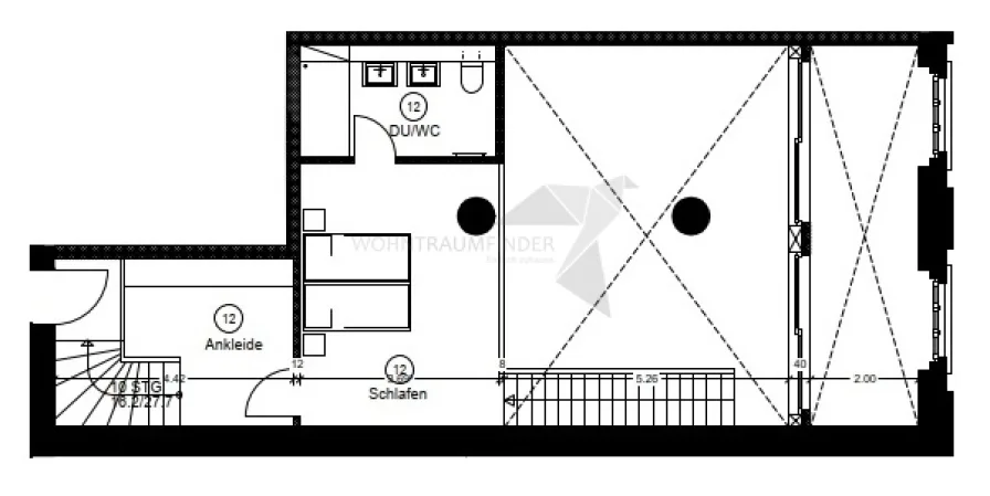 Grundriss WE12 OG