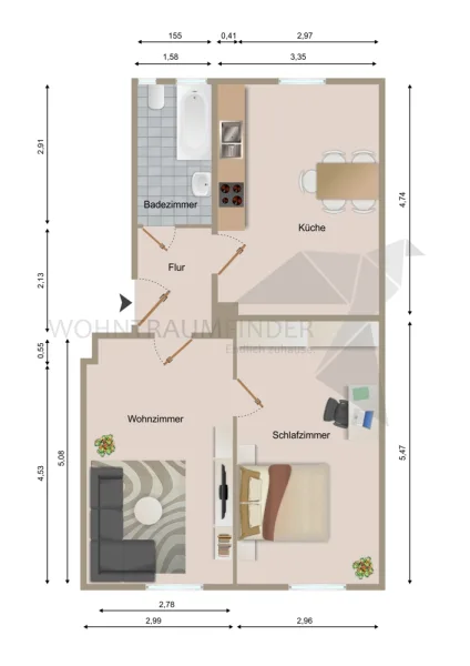 Grundriss Mittelgrund_72_2li