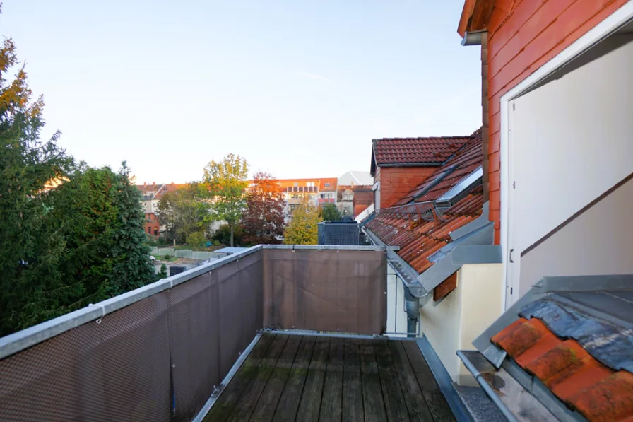 Balkon - Wohnung mieten in Zwickau - Gemütliche 2-Raum-Wohnungmit Balkon und Tageslichtbad