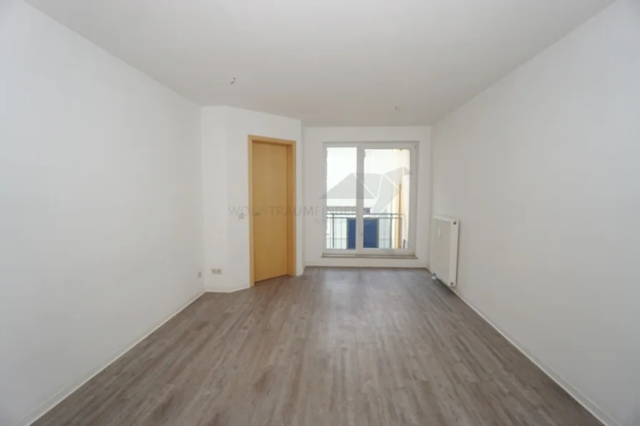 Wohn- und Schlafzimmer - Wohnung mieten in Zwickau - KLEIN-FEIN-MEIN - 1-Raum-Wohnung mit heller Küche und Balkon