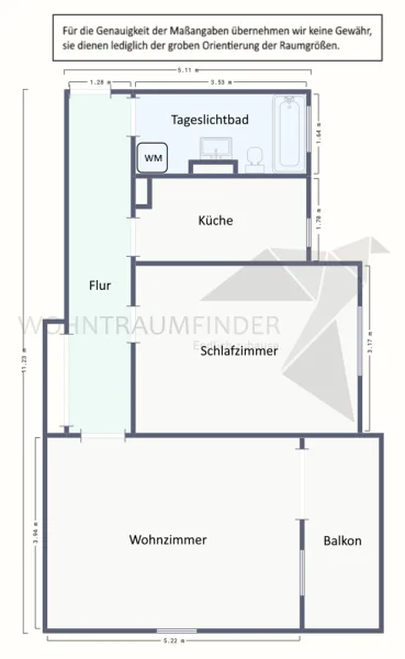 Grundriss Glauchauer Str. 26 - 2.OG Links