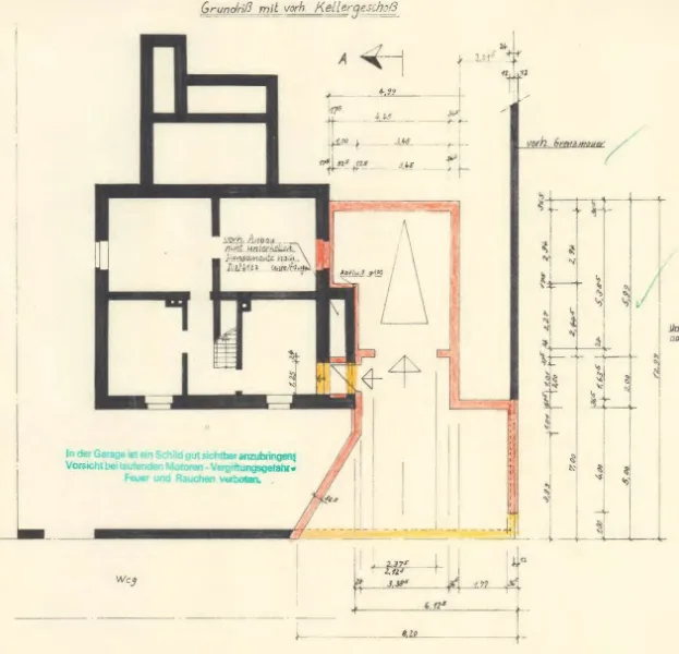 Grundriss Keller