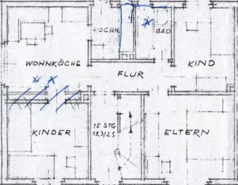 Grundriss 1. OG - Kann in Teilen vom aktuellen Stand abweichen