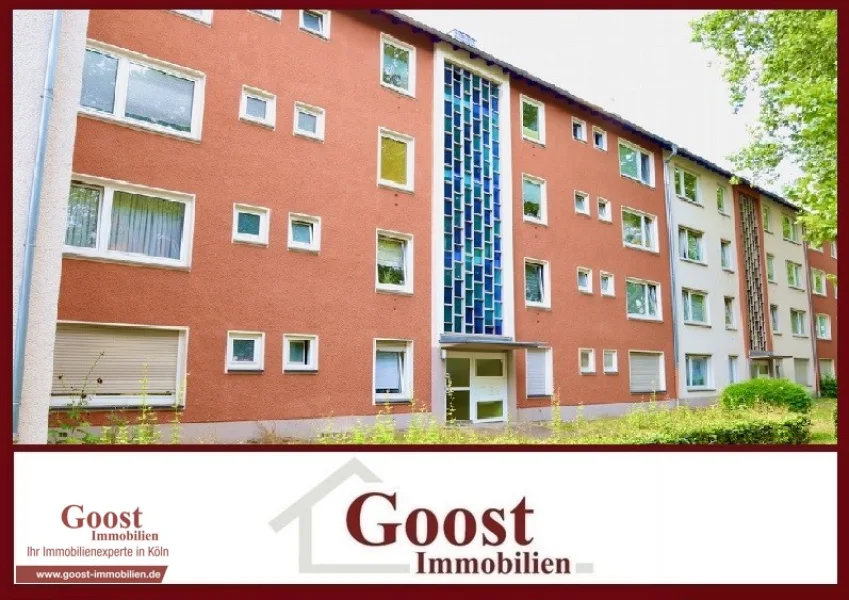 Immobilie Köln Mülheim, Makler Goost - Wohnung kaufen in Köln - Eigentumswohnung mit Balkon, Garage & Stellplatz in guter Lage von Köln-Mülheim