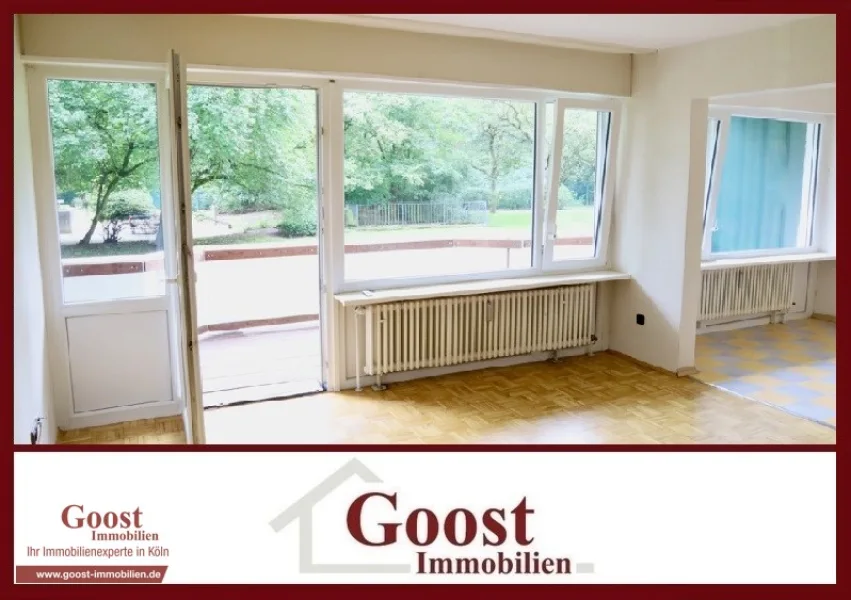 Eigentumswohnung Köln-Zollstock, Immobilienmakler - Wohnung kaufen in Köln - Bezugsfreie Eigentumswohnung mit Balkon und TG-Stellplatz in Zollstock