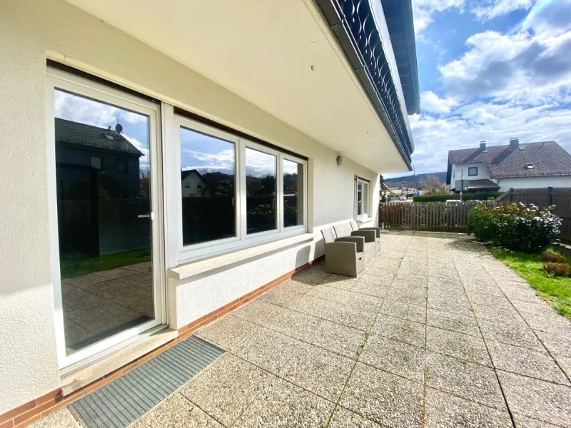 Terrasse mit Gartenstück