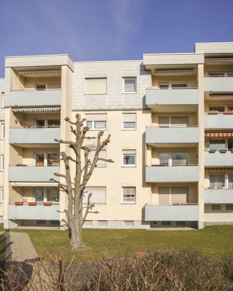 Aussenansicht Rückseite - Wohnung kaufen in Bamberg - Sehr gut geschnittene 3,5 - Zimmer-Wohnung in ruhiger, geschätzter Lage von Bamberg