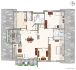 Schematischer Grundriss