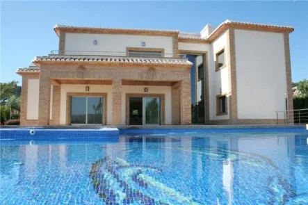  - Haus kaufen in Javea - Neuwertige Luxusvilla mit Überlaufpool, Gästewohnung, Meersicht und Garage