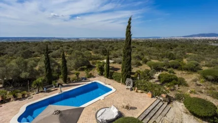  - Haus kaufen in Marratxí - Villa mit spektakulärem Blick bis zum Meer in Marratxi, Palma de Mallorca zu verkaufen