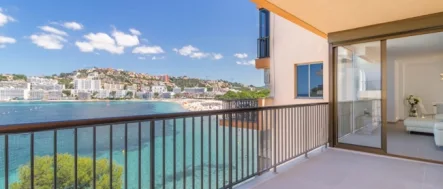  - Wohnung kaufen in Calvià / Santa Ponça - Mallorca Moderne Wohnung in 1. Linie mit Meerblick in Santa Ponsa zu verkaufen