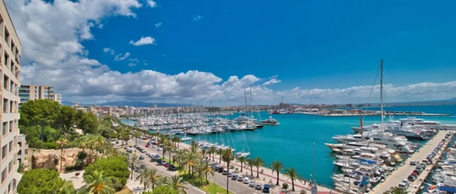  - Wohnung kaufen in Palma de Mallorca - Mallorca beeindruckendes Meerblickapartment am Hafen von Palma zu verkaufen