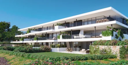  - Wohnung kaufen in Orihuela Costa - Fantastische Wohnungen mit 3 Schlafzimmern, Klimaanlage, Tiefgaragenstellplatz und Meerblick in exklusivem Golf Resort