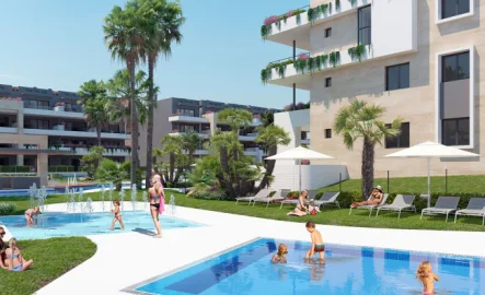 Appartements mit 3 Schlafzimmern in wunderschöner Anlage mit Gemeinschaftspools - Wohnung kaufen in Playa Flamenca - Appartements mit 3 Schlafzimmern in wunderschöner Anlage mit Gemeinschaftspools und Whirlpools nur 800 m vom Strand