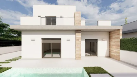  - Haus kaufen in Roldán - Moderne Villen mit 3 Schlafzimmern, 3 Bädern, Dachterrasse und Privatpool