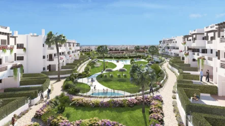  - Wohnung kaufen in San Juan de los Terreros - Komfortable Wohnungen mit 3 Schlafzimmern, Tiefgaragenstellplatz und Gemeinschaftspool nur 600 m vom Strand