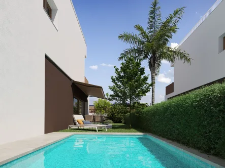  - Haus kaufen in La Marina - Moderne Villen mit 3 Schlafzimmern, 3 Bädern und Privatpool nur 500 m vom kilometerlangen Sandstrand