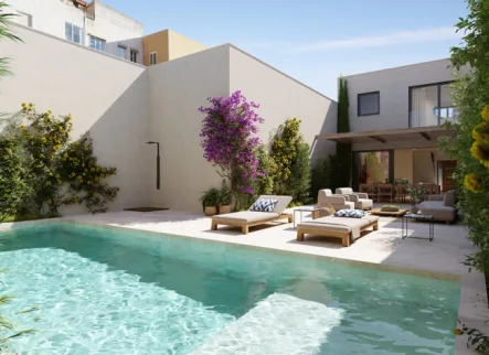  - Haus kaufen in Palma de Mallorca - Mallorca hochwertiges Stadthaus mit Garage und privaten Pool in Son Espanyolet zu verkaufen